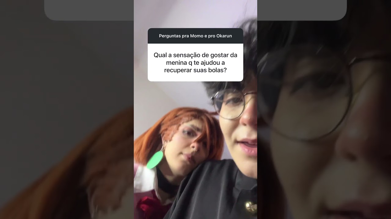 OKARUN E MOMO RESPONDEM!! #dandadan #okarun #cosplay @Nandalorenzine