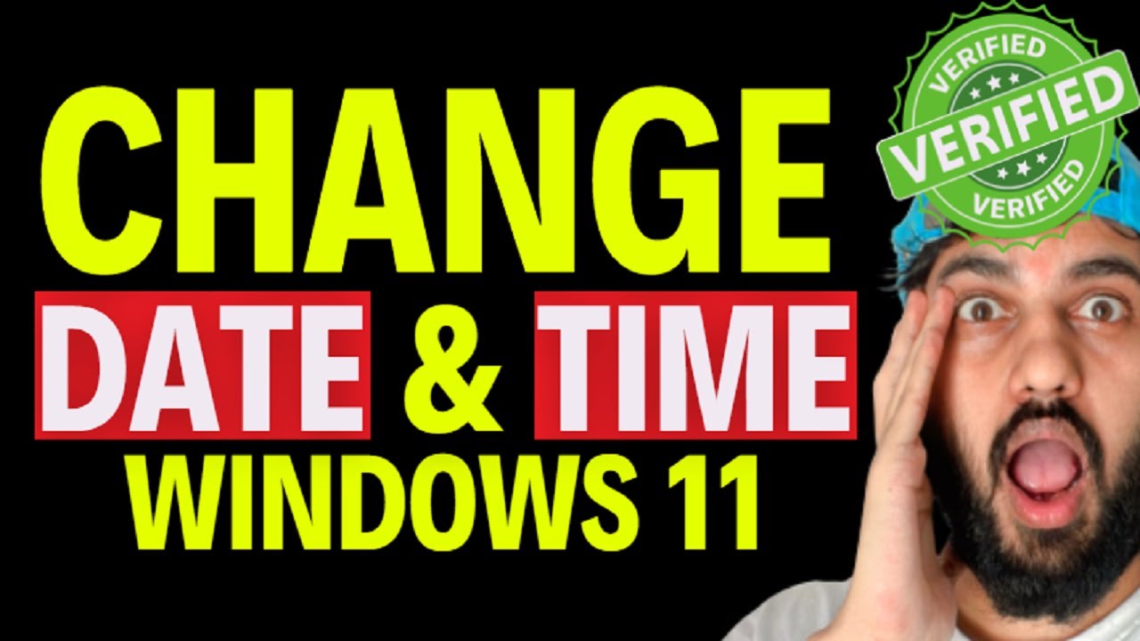 How to Change Date and Time in Windows 11 - YouTube