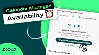 The Power of Calendar Managed Availability