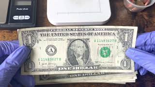 I FOUND A FUTURISTIC BIRTHDAY NOTE WHILE SEARCHING $1 BILLS!!!