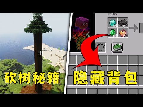 我的世界：6個MC冷知識，教你開啟備用背包！！
