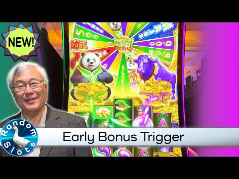 Fortune Harmony Spins Super Ox & Panda Slot Machine Bonus