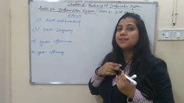 CA FINAL ISCA CLASSES MAY 2019 AUDITING OF INFORMATION SYSTEM PART-1(TOPIC-2)