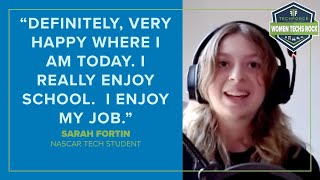 18 Year Old Nascar Tech Student Tells It Like It Is