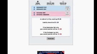 How to use a Matched betting calculator screenshot 3