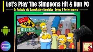 The Simpsons Hit & Run PC On Android via GameNative Full  Setup & Performance screenshot 2