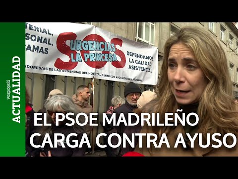 El PSOE MADRILEÑO carga con TODO contra AYUSO en materia de SANIDAD
