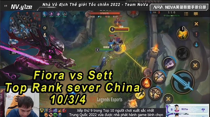 Lên đồ cho Fiora Tốc Chiến