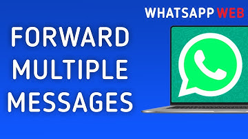 How to Forward Multiple Messages in WhatsApp Web