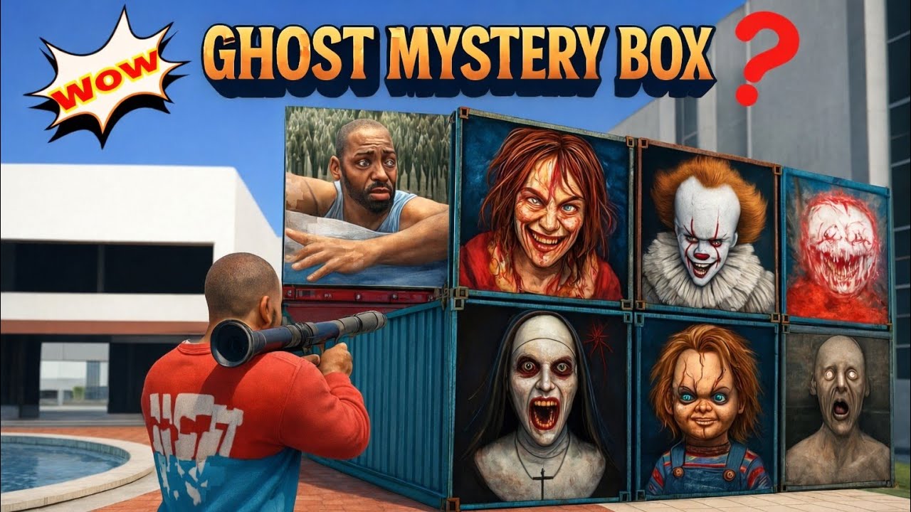 Ghost Container Attack 😨 | Franklin-এর বাড়িতে রহস্যময় ভূতের বাক্স!