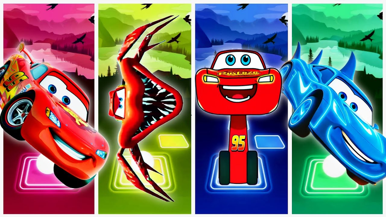 Brainrot McQueen, Suprunki McQueen, Lightning McQueen Coffin Dance Tiles hop 