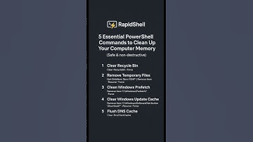 5 Essential PowerShell Commands to Clean Up Your Computer Memory