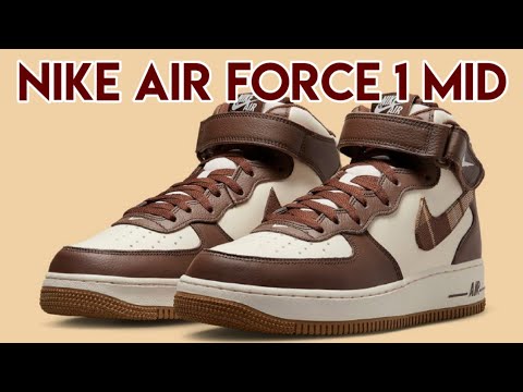 Nike Air Force 1 '07 LX Cacao Plaid Brown DV0791-200