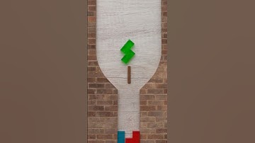 Letter I Tetris Jelly Alphabet Challenge Softbody Simulation V8