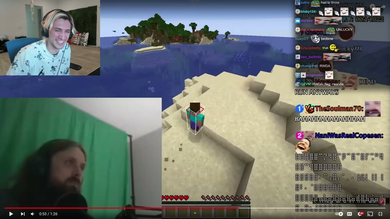 Самые смешные пожертвования Minecraft TTS от Forsen | xQc Reacts