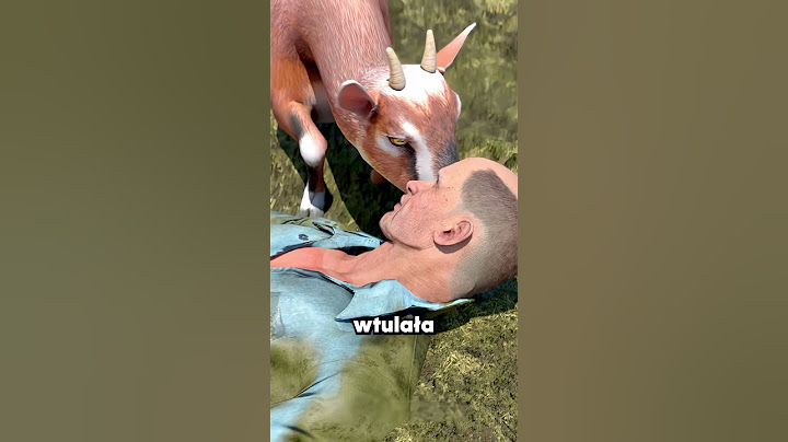 Ocalony przez kozę po tym, jak został przysypany łajnem 😮🐐#shorts