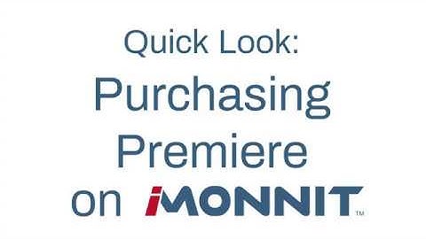 Quick Look: Purchasing Premiere