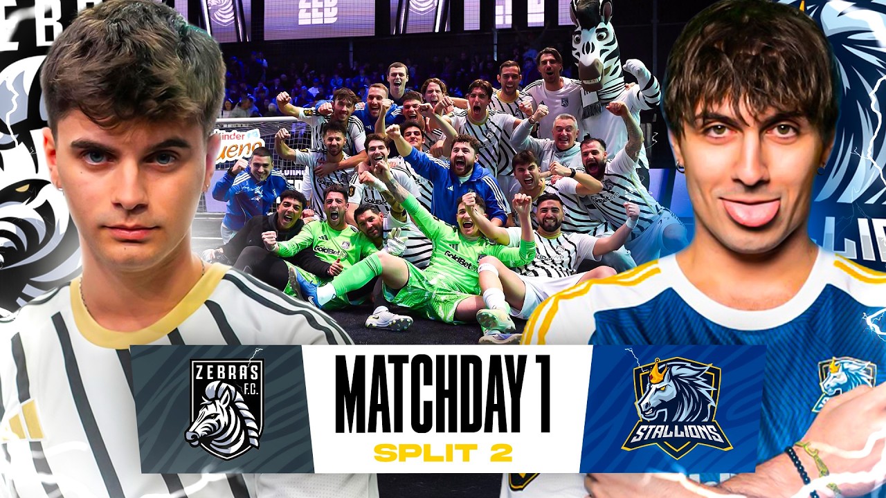 🦓 ZEBRAS vs STALLIONS 🐎 KINGS LEAGUE 👑 | 1^ Giornata (Split 2)