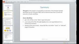 2min preview of Building S3 Virus Scan Workflow Using Amazon Simple Workflow Service presentation