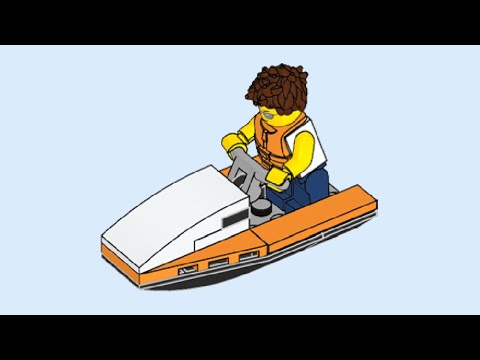 LEGO 952008 Instructions | City | Jet-ski | Magazine Gift