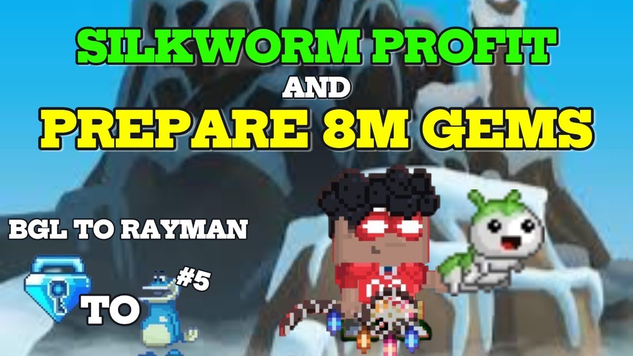 SILKWORM + ПОДГОТОВКА К МЕРОПРИЯТИЮ!!! BGL TO RAYMAN #5 | Growtopia Indonesia 2026 | Hiumen
