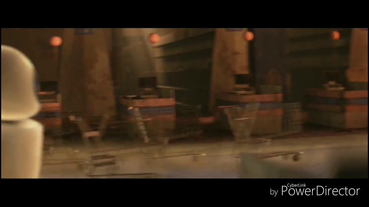 WALL•E Scene Shopping carts go after Wall•E YouTube