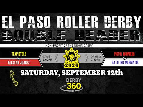 Derby in 360 - TexPistols vs AllStar Juarez 9.12.2026