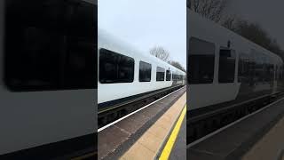 SWR 444007 passing micheldever station for London Waterloo with 10 carriages