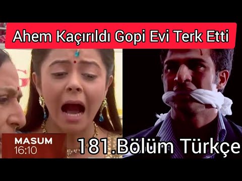 Masum 181.Bölüm Türkçe- Ahem Kaçırıldı.Kokila Gopi'yi Suçladı.