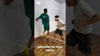 blindfolded beating challenge #shortsfeed #shortvideo