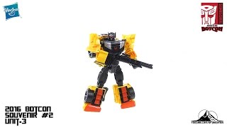2016 Botcon Souvenir Set Deluxe Class UNIT-3