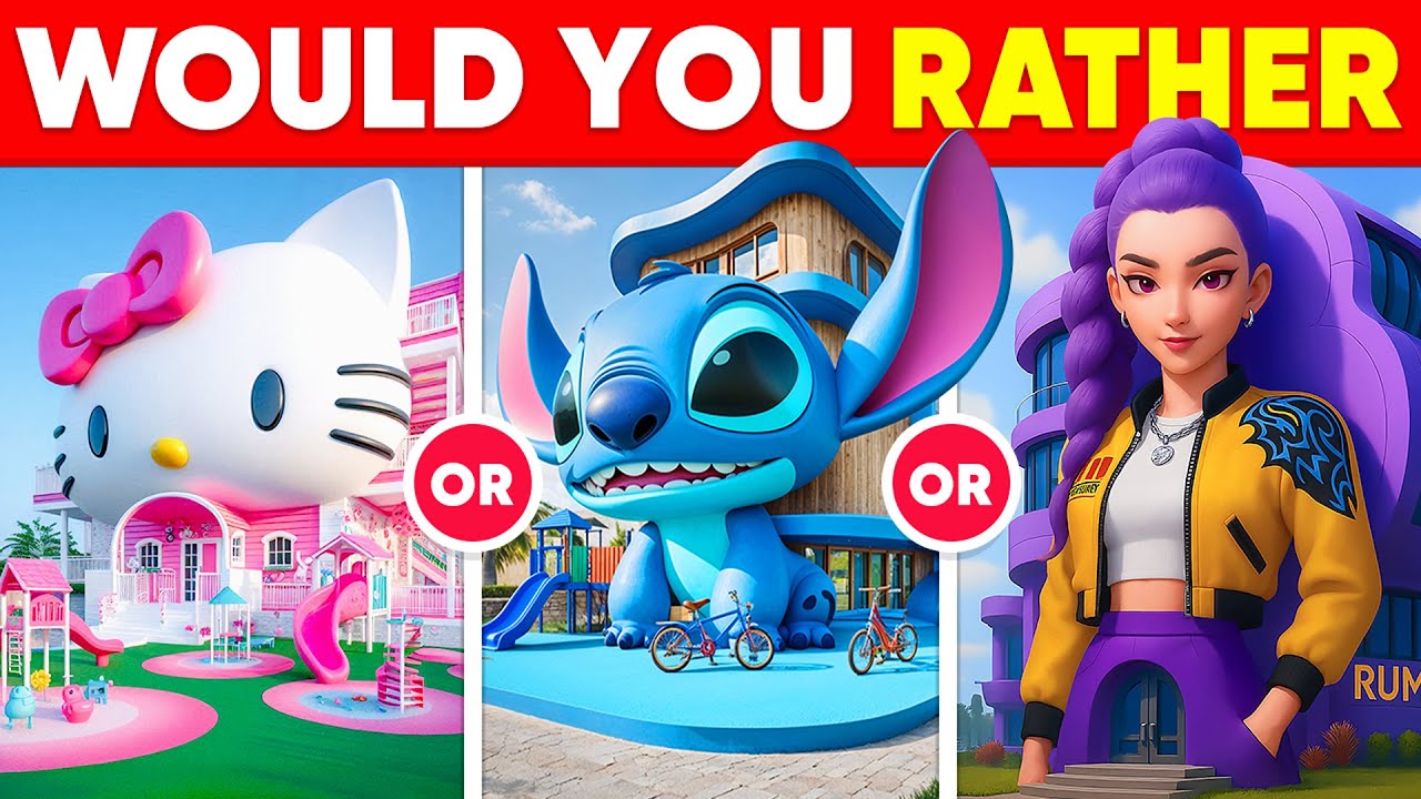 Would You Rather...? Build Your Magical Fantasy House 🏡👑💖🌈 Moca Quiz