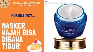 MASKER WAJAH BISA DIBAWA TIDUR - Product Review NovAge Intense Skin Recharge Overnight Mask