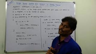 PART-3: DIJKSTRA'S ALGORITHM | ALGORITHM FOR SINGLE SOURCE SHORTEST PATH PROBLEM | GREEDY METHOD |