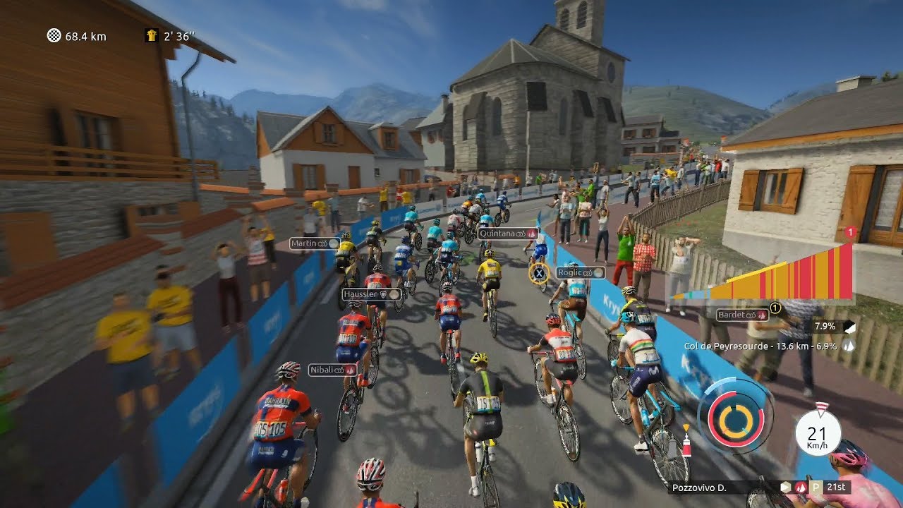 Tour De France 2019 Toulouse To Bagneres De Bigorre Gameplay Xbox One X Hd 1080p60fps Youtube