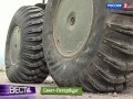 На улицах Петербурга появился Чебуратор. Russian rover Cheburator