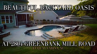Beautiful Suburbia OASIS in Fuquay-Varina! Welcome to 2804 Greenbank Mill!