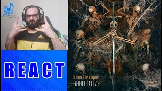 Crown The Empire - Immortalize [React/Reação] (ADOREI DEMAIS)
