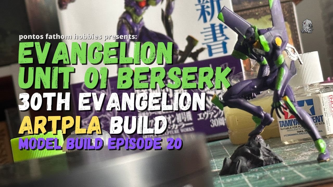 Evangelion Eva Unit 1 30th Anniverary Hobby Japan ARTPLA Plastic Model Build - Episode 20