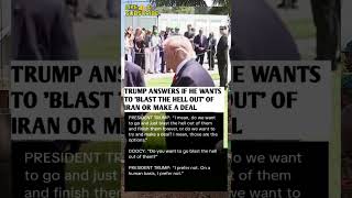 TRUMP’S STANCE ON IRAN, ON A HUMAN BASIS, I PREFER NOT 🇮🇷🇺🇸 ​#trump #iran #politics #breakingnews