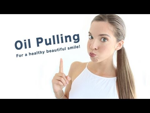 HOW TO OIL PULL: for naturally white teeth &amp; a healthy body
