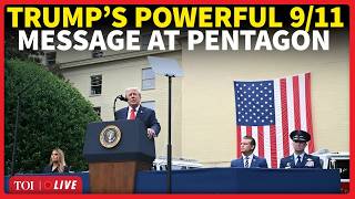 LIVE | Trump, Hegseth Pay Emotional Tribute To 9/11 Heroes At Pentagon On 25th Anniversary