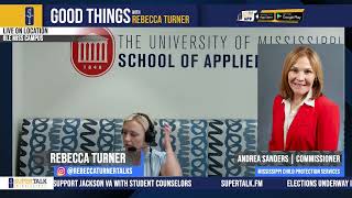 Commissioner Andrea Sanders Live From The Ole Miss School Of Applied Sciences