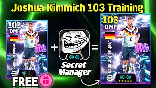 Joshua Kimmich 103 Rated Best Training efootball 2026✨|| How To Train Kimmich 103 efootball 2026