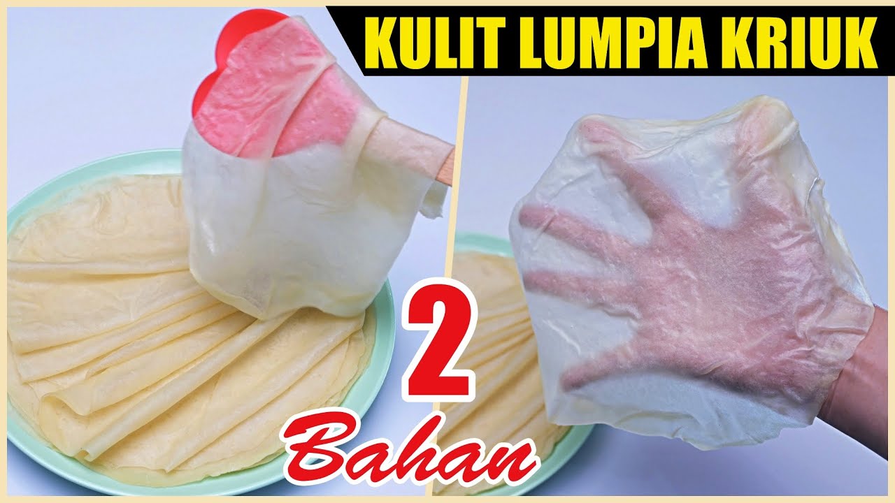 CUMA 2 BAHAN KRIUK LENTUR ANTI SOBEK | KULIT LUMPIA KULIT PISCOK KULIT KULIT MARTABAK TELUR DLL