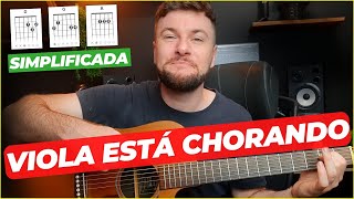 Viola Está Chorando - João Mineiro e Marciano - Aprenda a tocar no VIOLÃO em 5 Minutos 🎸