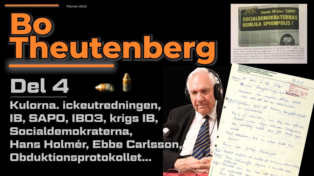 Bo Theutenberg om mordet på Olof Palme DEL 4