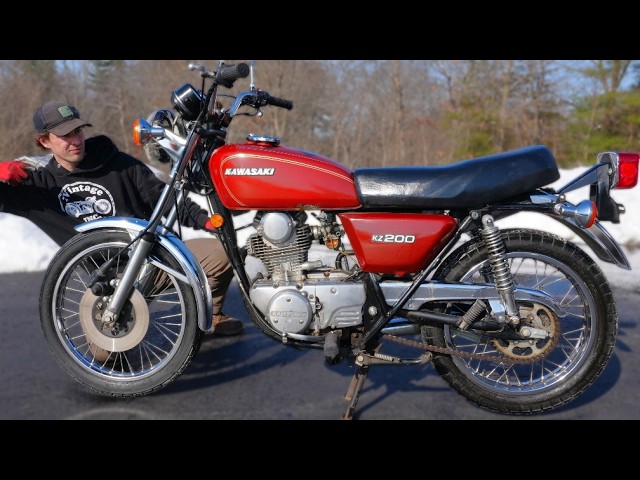 vintage an・an no.44 MINT 1977 Motorcycle Sat 44 Years In Storage. How Bad Could It be