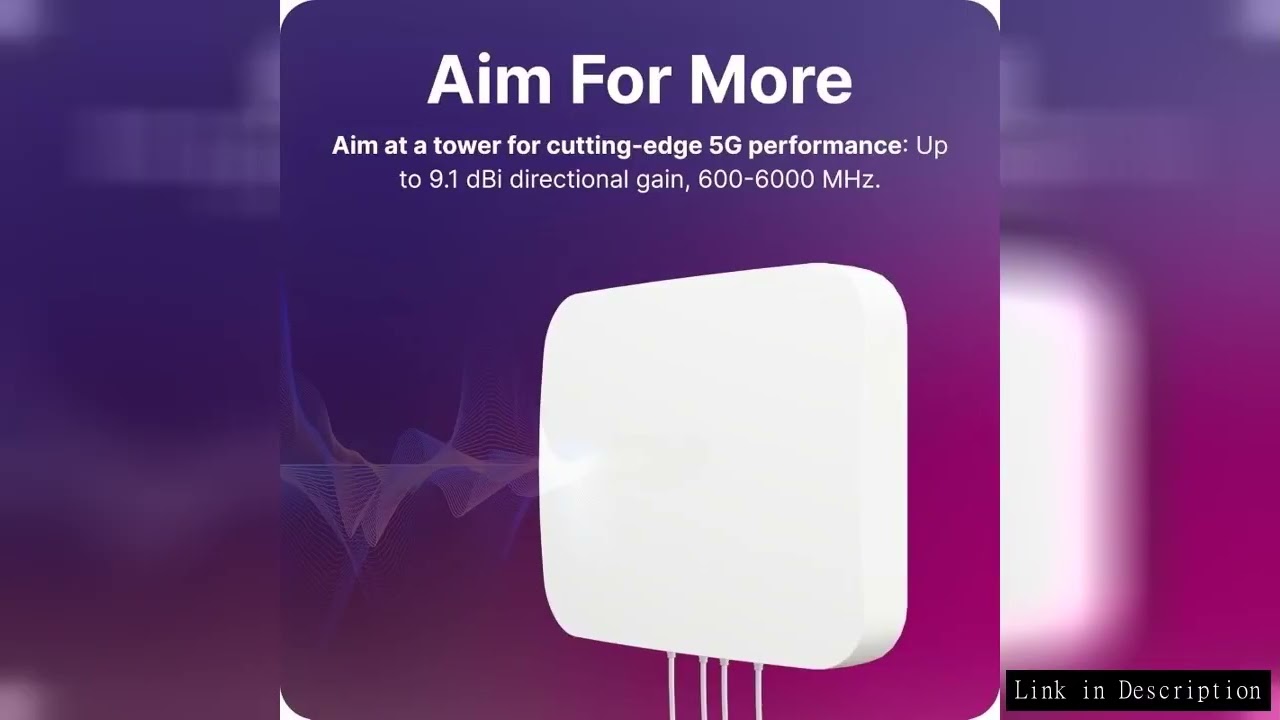 4x4 MIMO Signal Boosting Panel Antenna Kit | External Antenna for 4G/5G Routers & Gateways | for T-M