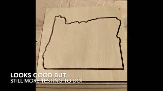 MPCNC Oregon Wood Signs, DIY CNC, ESTLCAM, Printed with Creality Ender 3 Pro